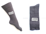 Loose Top Bamboo Socks. Size 11-14.